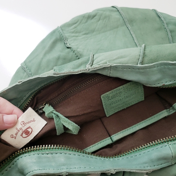 Lucky Brand Fringe Y2K Tassel Hobo Sholder Bag - Picture 7 of 7